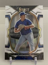 2023 Panini Select - Blade Tidwell White Prizm #’d 60/149 New York Mets