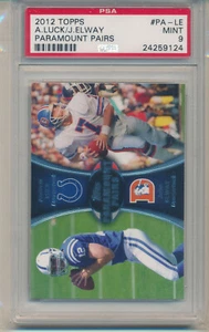 2012 Topps Andrew Luck/John Elway Paramount Pairs (#PA-LE) PSA 9 PSA - Bild 1 von 2