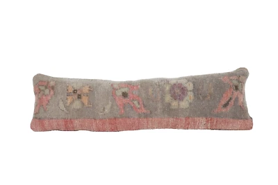 Turkish Carpet Rug Pillow Cover, Tribal Design Anatolian Cushion Cover - Image 1 of 4