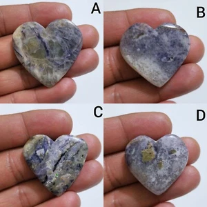 Awesome A+ Tiffany Jasper Heart Shape Cabochon Loose Gemstone Jewelry For Making - Picture 1 of 13