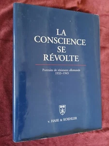 La conscience se révolte.Portraits Résistants allemands,1933-45 A.Leber W Brandt - Picture 1 of 12