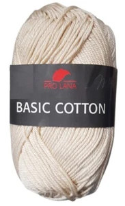 Pro Lana 10 x 50 g Basic Cotton lana tejer ganchillo algodón hilo - Imagen 1 de 44