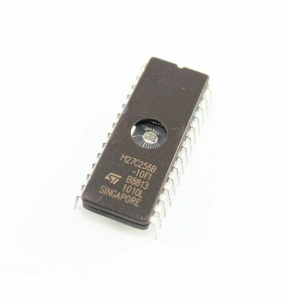 27C256 M27C256B-10F1 - 256K UV EPROM Erasable EPROM DIP-28 32Kbx8 - Image 1 of 1