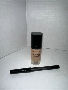 Bareminerals Duo! Stroke Of Light Hilighter & Waterproof Eyeliner Midnight - Picture 1 of 2