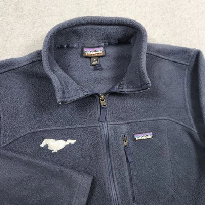 Chaqueta polar Patagonia Synchilla para hombre azul medio cremallera completa camping senderismo esquí Foto 1 de 4