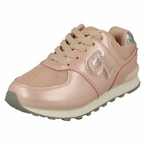 Girls Pineapple Lace Up Trainers H2629 - Picture 1 of 10