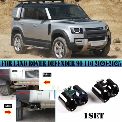 Tubos de escape trasero para Land Rover Defender 90 110 2020+ accesorios  Foto 1 de 4