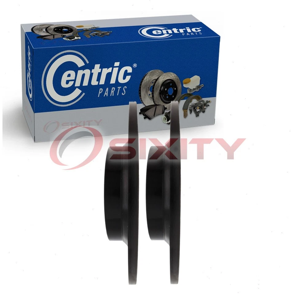 2 pc Centric Rear Disc Brake Rotors for 2006-2011 Mercury Milan Braking Tire ku - Image 1 of 4