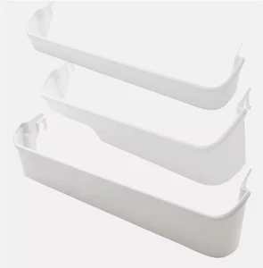 Top + Middle + Bottom Door Bin Compatible with Refrigerator 240337901 240338101, - Picture 1 of 12