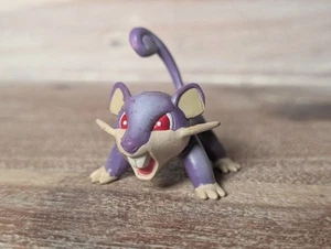 Pokemon Rattata TOMY Monster Figurine Nintendo toy mini Action figure - Picture 1 of 2