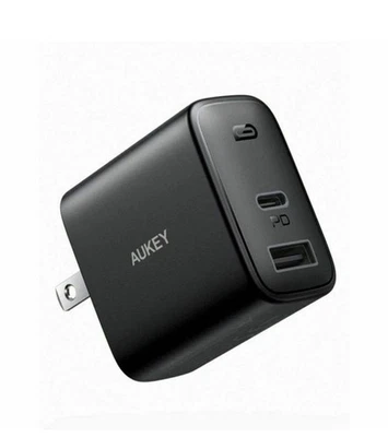 AUKEY SWIFT 32W ENTREGA DE ENERGÍA ADAPTADOR CARGADOR RÁPIDO PA-F3S Negro Foto 1 de 4