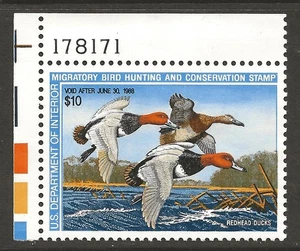 US RW54 - $10 DUCK stamp, 1987 issue - MNH - FREE SHIPPING! - Picture 1 of 2