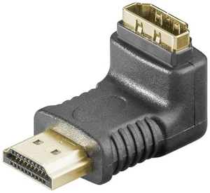 10x HDMI/HDMI Winkeladapter; A 339 G (HDMI+ F/HDMI+ M) 270° SB - Bild 1 von 1