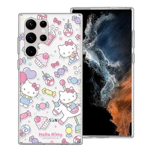 Custodia gelatina trasparente Hello Kitty Pochacco Park per Galaxy S25 S24 S23 S22 Ultra Plus - Foto 1 di 97