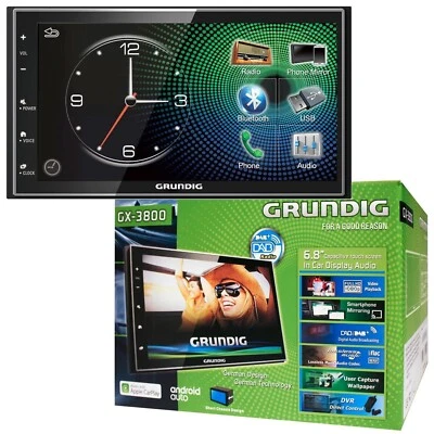 Grundig GX-3800 6.8 " 2-Din Autoradio│AndroidAuto │AppleCarplay │DAB +│Bluetooth - Immagine 1 di 4