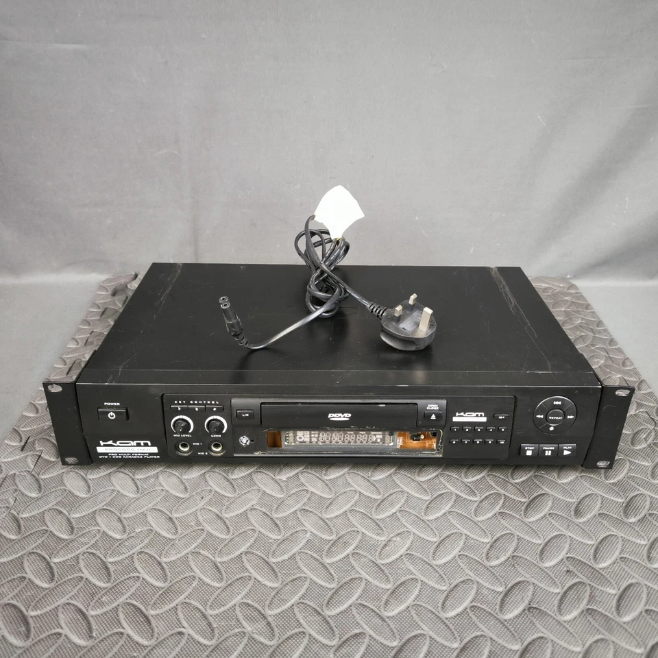 Kam Pro 5000 MKII Multi Format DVD + CDG Karaoke Player Black - Image 1 of 4