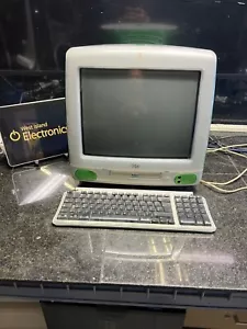 Vintage Apple iMac G3 LIME-TRAY LOADING -KEYBOARD DECORATION - Picture 1 of 9
