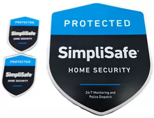SimpliSafe Yard Sign Blue w/Heavy Duty Stake + 1 Free Month Security Monitoring! - Picture 1 of 4