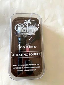 **NUOVO*Palm Rabbit Ristorante Vino Aeratore Versatore Bar Strumento - Non Serve Decanter - Foto 1 di 2