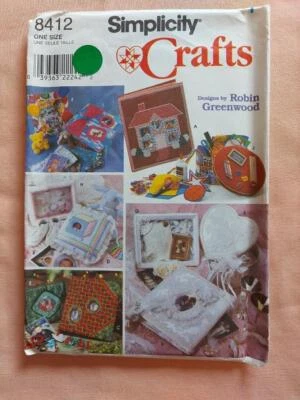 Simplicity 8412 Memory Books, Boxes & Frames Pattern - Image 1 of 2