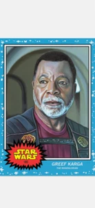 TOPPS STAR WARS LIVING SET CARD GREEF KARGA #183 THE MANDALORIAN - Picture 1 of 2