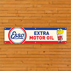 Esso Retro Motor Oil PVC Banner - Car Garage Workshop Sign - Trackside Display