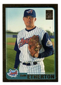 2001 Topps Gold BB #186 Seth Etherton Anaheim Angels BV$5 ####/2001 - Picture 1 of 1