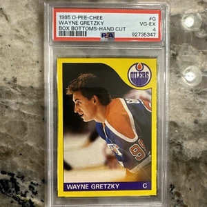 1985 O-Pee-Chee Hockey Box Bottoms #G Wayne Gretzky PSA 4 Looks Better New Slab - Picture 1 of 2