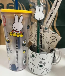 Starbucks Singapore Limited Miffy Goods 4-Piece Set - Picture 1 of 6
