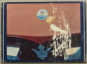 MASERATI RANGE Sales Brochure July 1973 #7/73/5000 Merak KHAMSIN Indy 4900 BORA - Picture 1 of 4