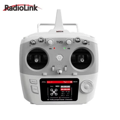 RadioLink T12D 12 Channels RC Transmitter 2.4GHz Remote Control for Drone RC Car - Image 1 of 4