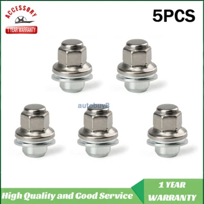 5x TUERCAS DE RUEDA PARA JAGUAR TIPO S / X TIPO XJ XF CROMO PERNO PERNO C2C35294010 Foto 1 de 4