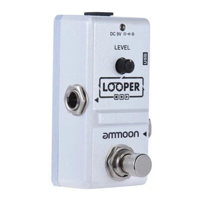 ammoon Nano Loop Guitar Effect Pedal Looper Unlimited Overdubs 10 Mins Recording — 第 1/4 张图片
