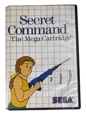Sega Secret Command The Mega Cartridge Game Master System With Booklet - Image 1 of 4