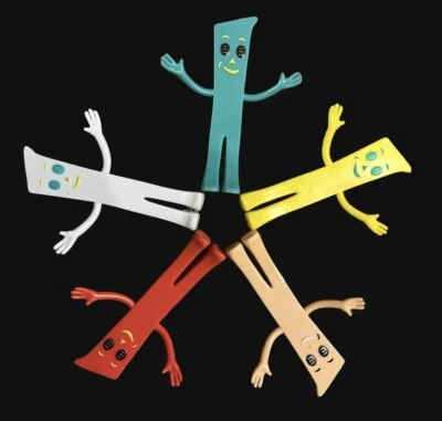 Conjunto de estatuillas de vinilo Funby Bundle: rindiendo homenaje a los juguetes Gumby de colección Foto 1 de 4