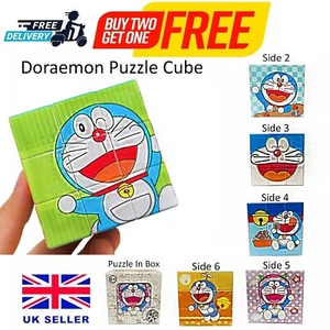 Doraemon Anime Cartoon UV Printed Classic Rubik Fidget Toy Puzzle Cube - Picture 1 of 8