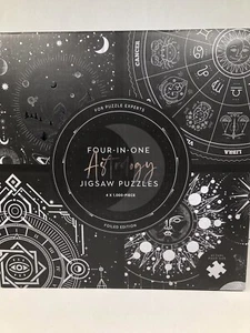 Vier Puzzle Professor Puzzle Astrologie Four-in-One 19x29 4000 Teile - Bild 1 von 2