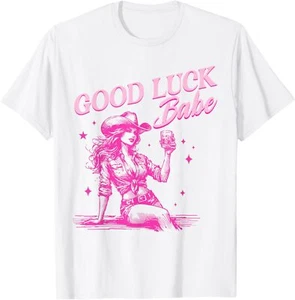 Good Luck Babe Cowgirl Western Vintage Pony Club T-Shirt - Picture 1 of 3