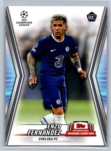 2023 Topps UEFA Champions League Int Trading Card Day #NTCD-S28 Enzo Fernández - Picture 1 of 2