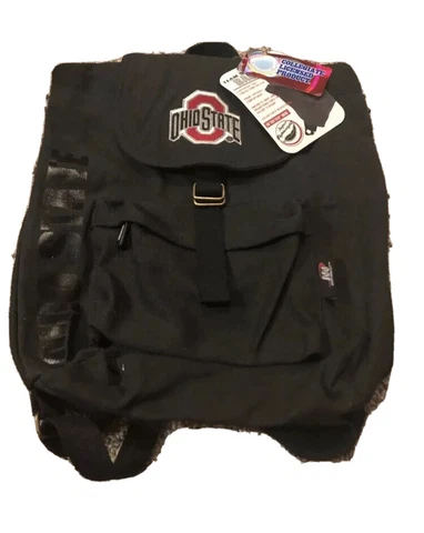 Ohio State Canvas Adjustable Strap Medium Size Black Backpack Cover