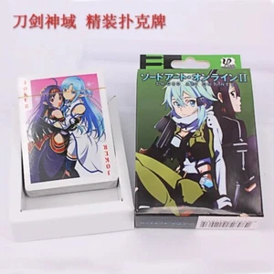 Fashion Anime Sword Art Online Collection Poker Playing Game Girl Cards 54 Cards - Picture 1 of 1