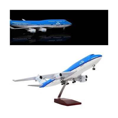 18” 1:130 Scale Airplane Model Dutch Airlines 747 Plane Model KLM Model Pl - Image 1 of 4