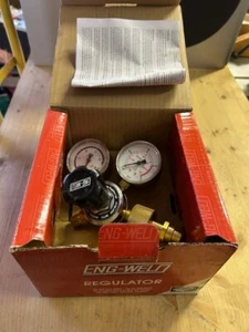 OXY ACETYLENE GAS CUTTING GAS REGULATOR ENGWELD UK - Picture 1 of 12
