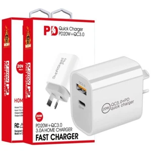 PD USB Type C Fast Charging Wall Plug Charger Adapter For Oppo Find X5 Pro Lite - Picture 1 of 10