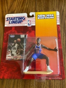 Figura y tarjeta SEAN ELLIOTT San Antonio Spurs alineación inicial SLU 1994 BXE - Imagen 1 de 1