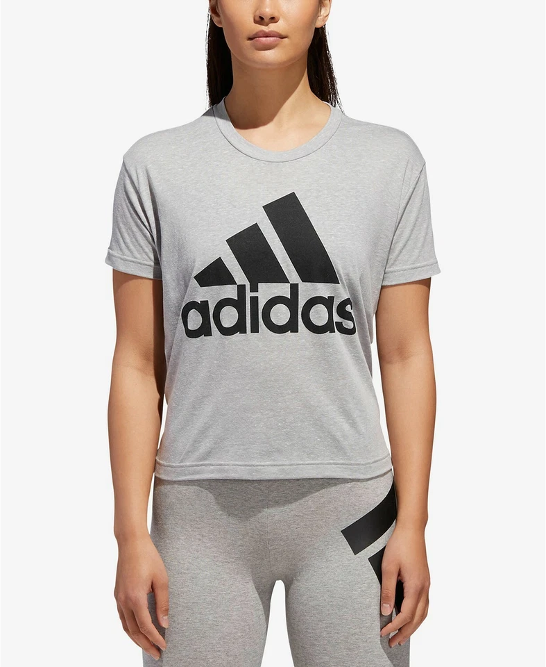Футболка с классическим логотипом Adidas - Изображение 1 из 3