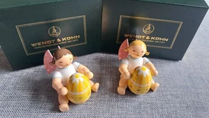 Wendt & Kühn Engel Sonderedition rosa Flügel und gelbes Ei - Bild 1 von 4