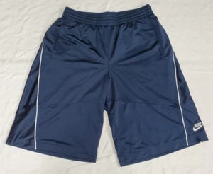 Pantalones cortos de baloncesto Nike para hombre talla M mediana azul marino 20 aniversario gris etiqueta - Imagen 1 de 10