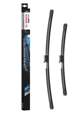 Volvo XC60 Front Wiper Blade Set Windscreen 2017 Onwards BOSCH AEROTWIN A008J - Image 1 of 4