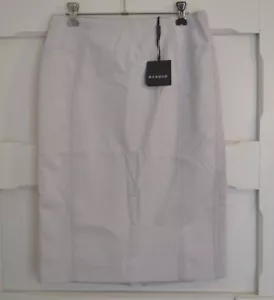 Basque Womens Light Grey Stretchy Tube Skirt Size 8 New With Tags - Picture 1 of 10